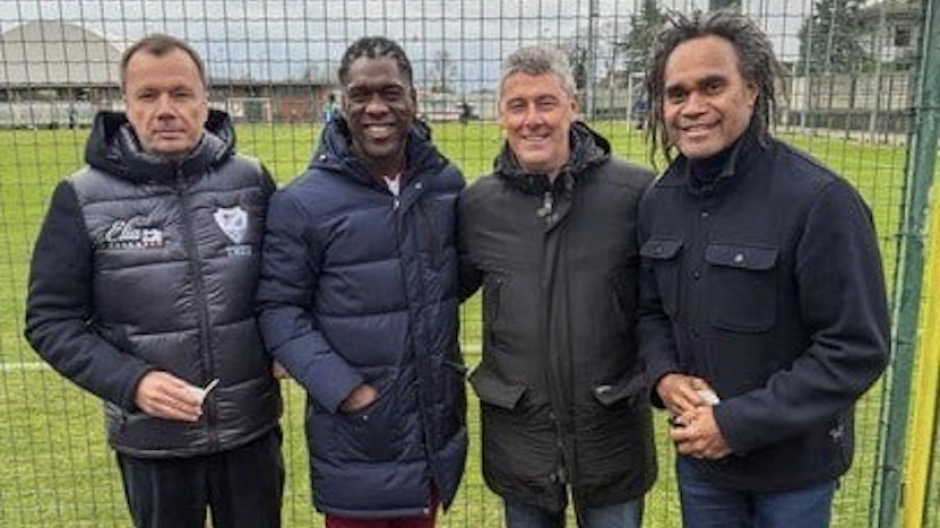 Ospite speciale a Romentino: Clarence Seedorf per NovaRomentin-Sanremese